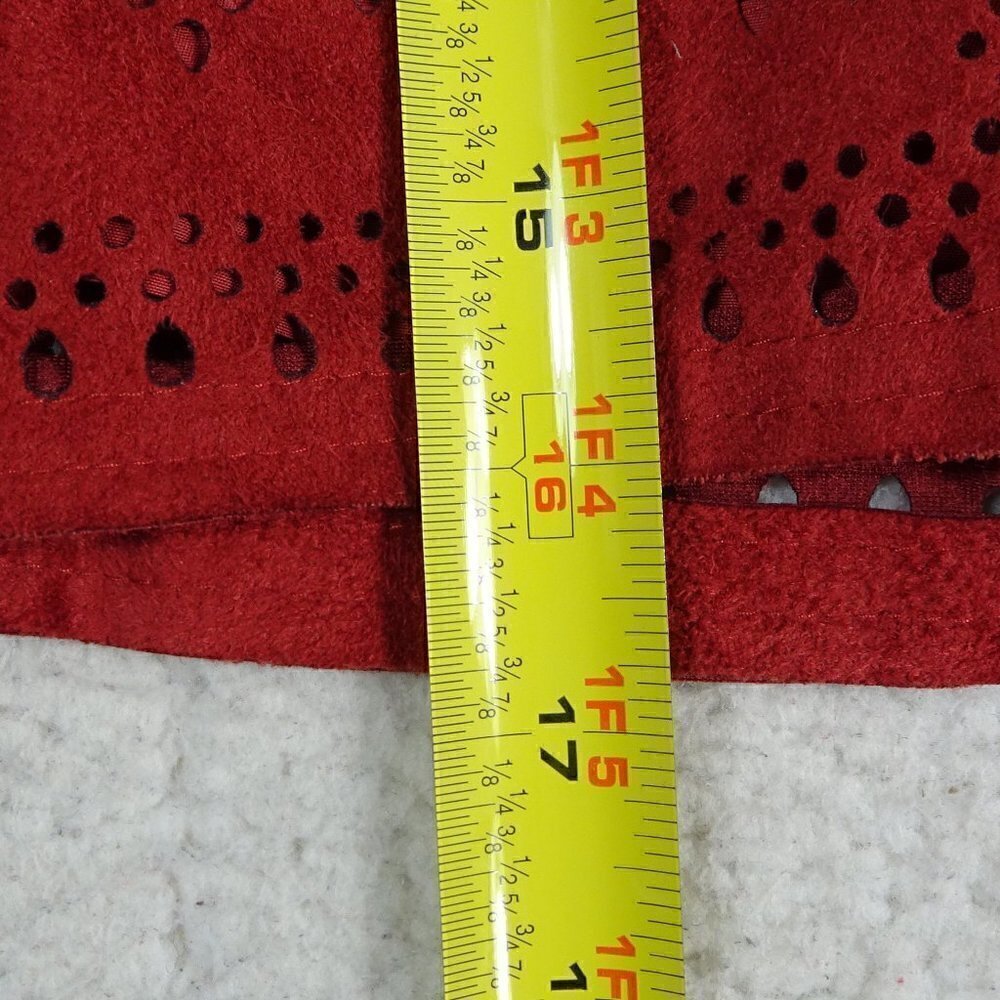 Express Rust Corduroy Type Skirt Size Zero 0 NEW - Picture 6 of 7